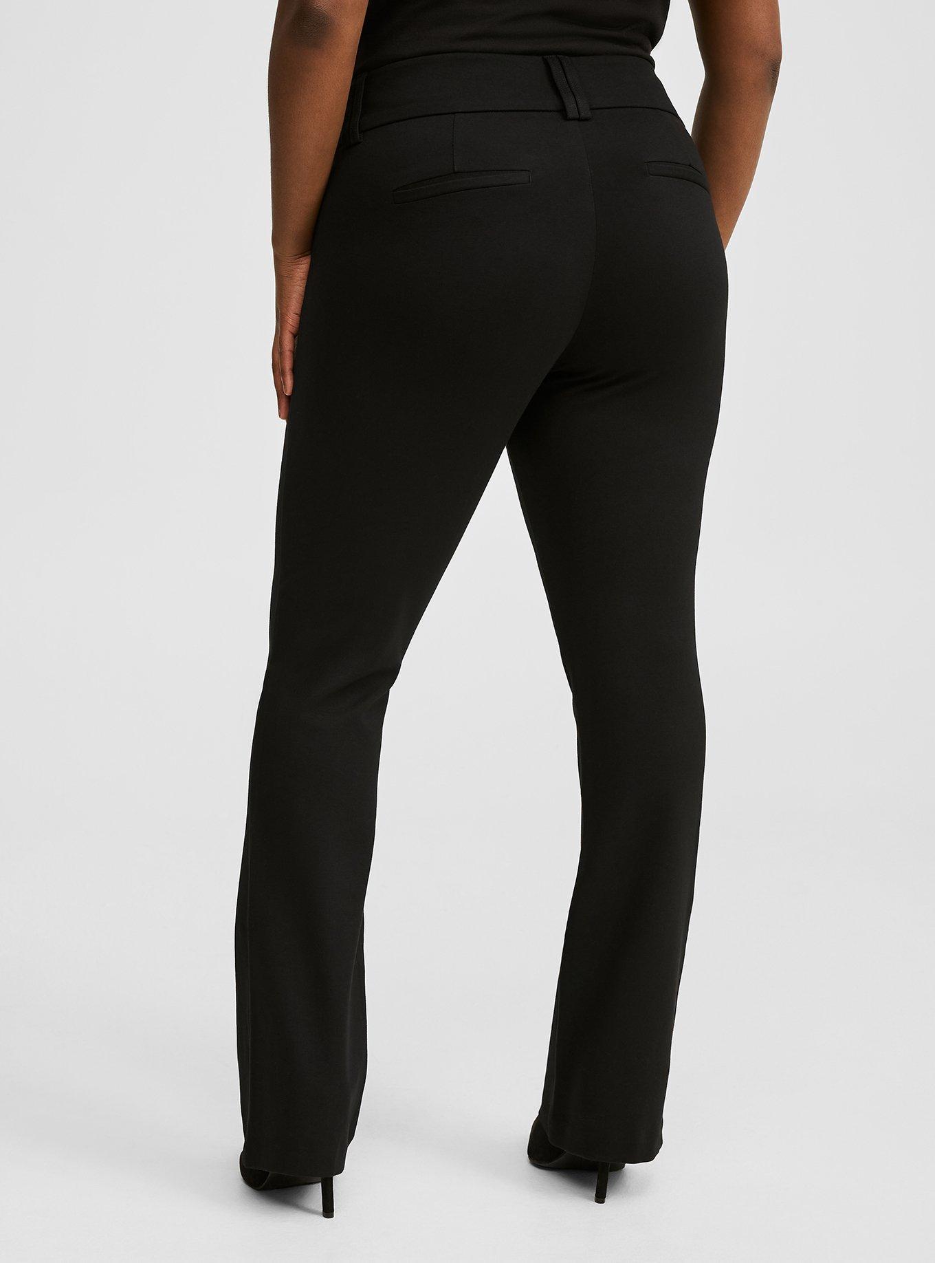 Ultra-Stretch Ponte Bootcut Pant - Petite - XS / Black