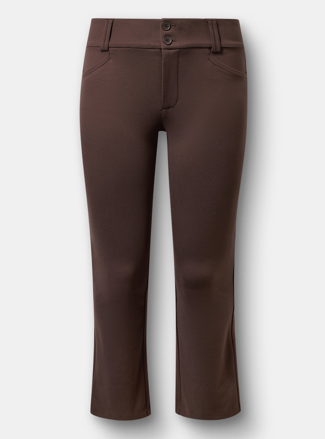 Studio Trouser Bootcut Ponte Pant, JAVA, hi-res