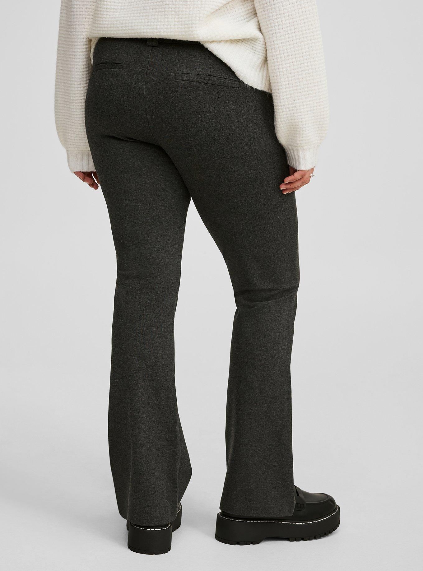 Plus Size - Trouser Boot Studio Luxe Ponte Mid-Rise Pant - Torrid