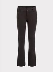 Trouser Slim Boot Studio Luxe Ponte Mid-Rise Pant, CHARCOAL HEATHER, hi-res