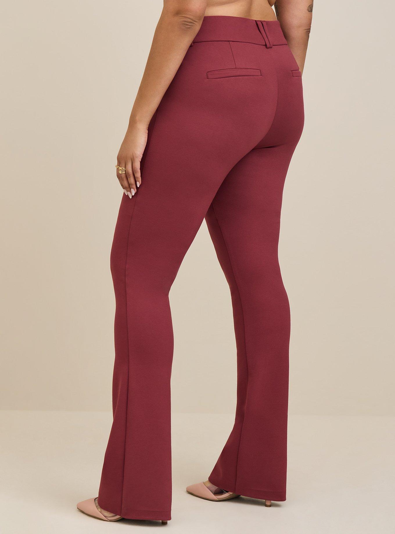 Plus Size - Trouser Boot Studio Luxe Ponte Mid-Rise Pant - Torrid