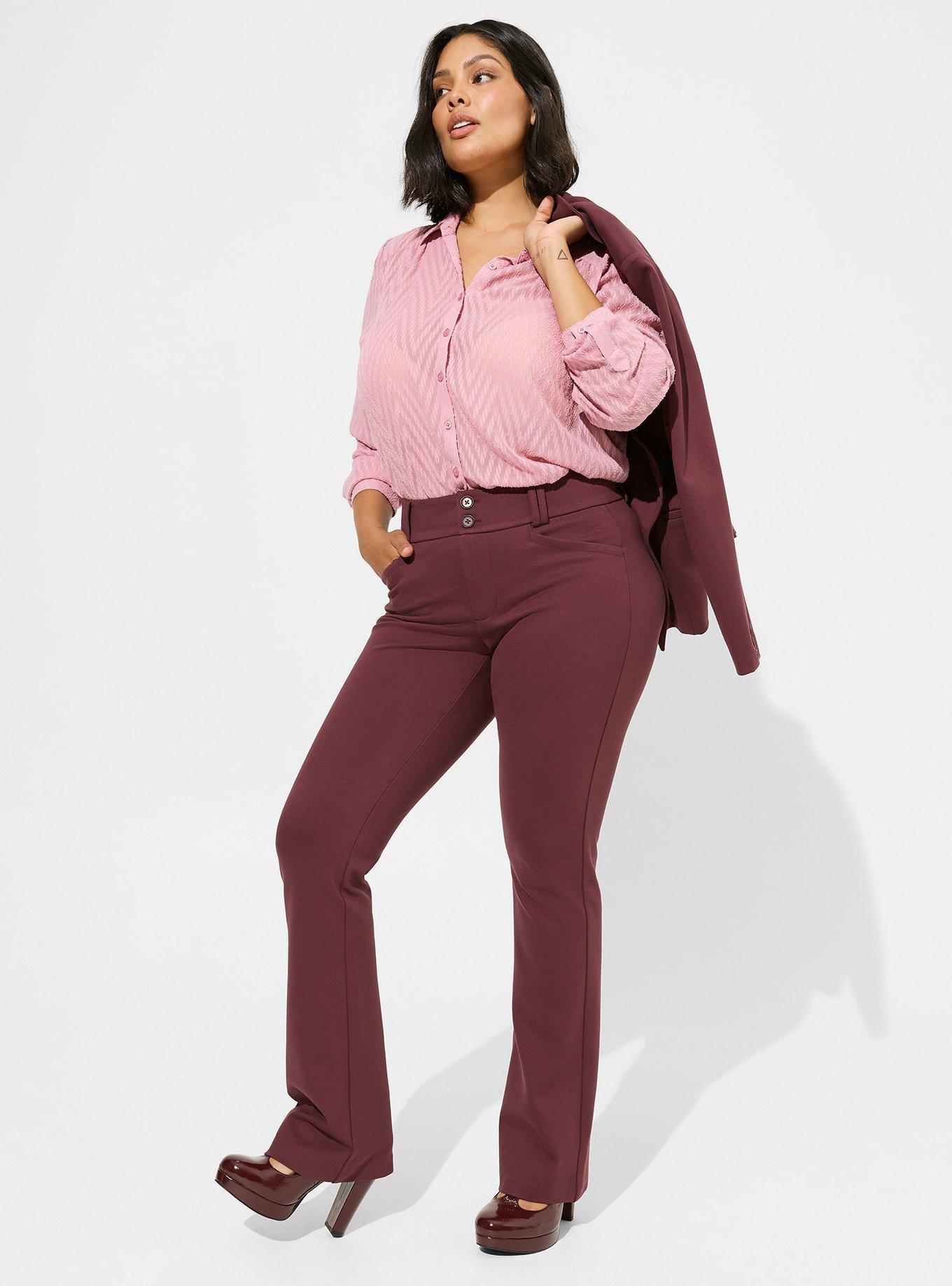 Plus Size - Pull On Pencil Skinny Studio Luxe Ponte Pant - Torrid