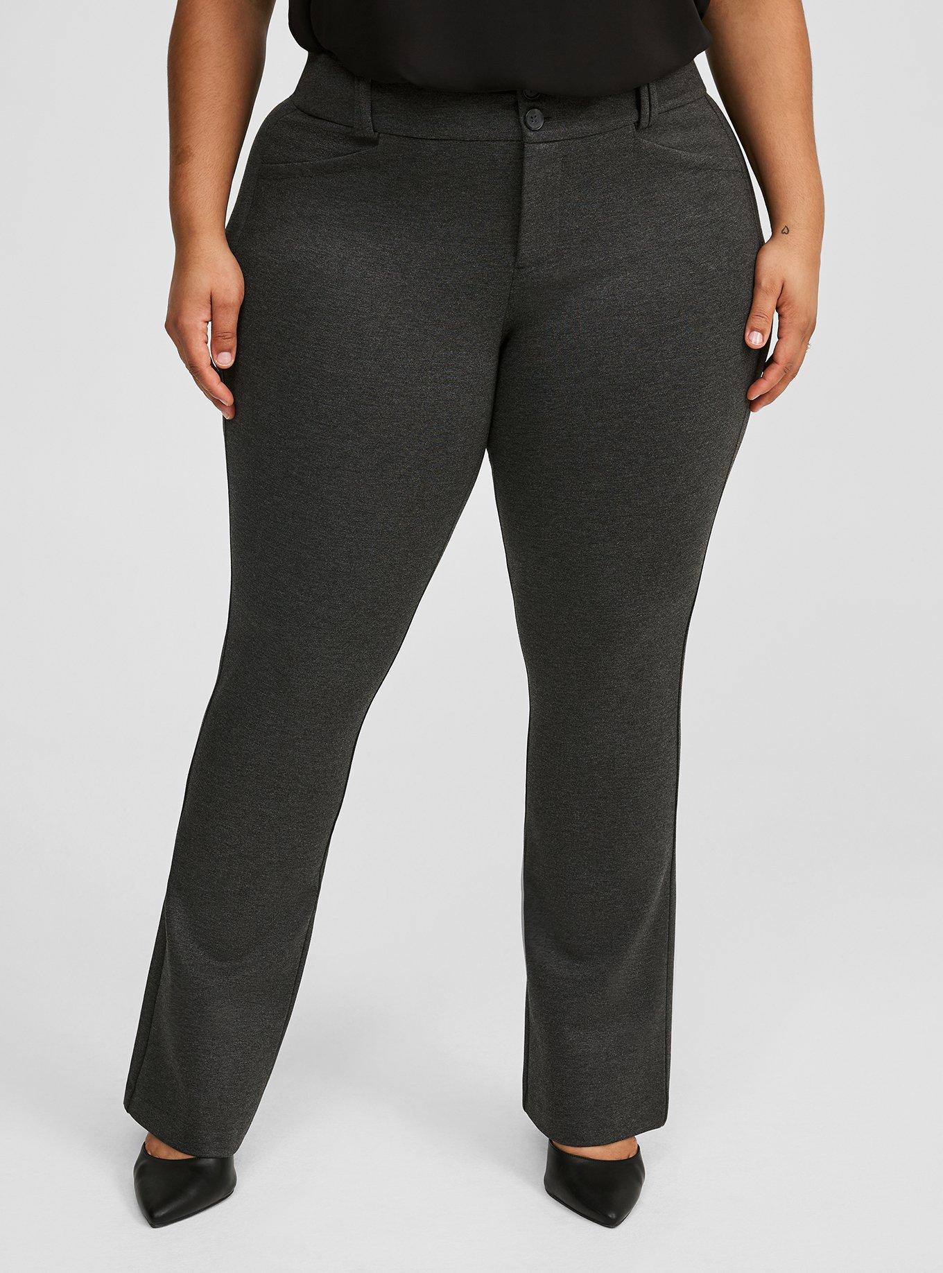 New York & Co. NY&Co Women's Mid-Rise Bootcut Yoga Pants - Heather