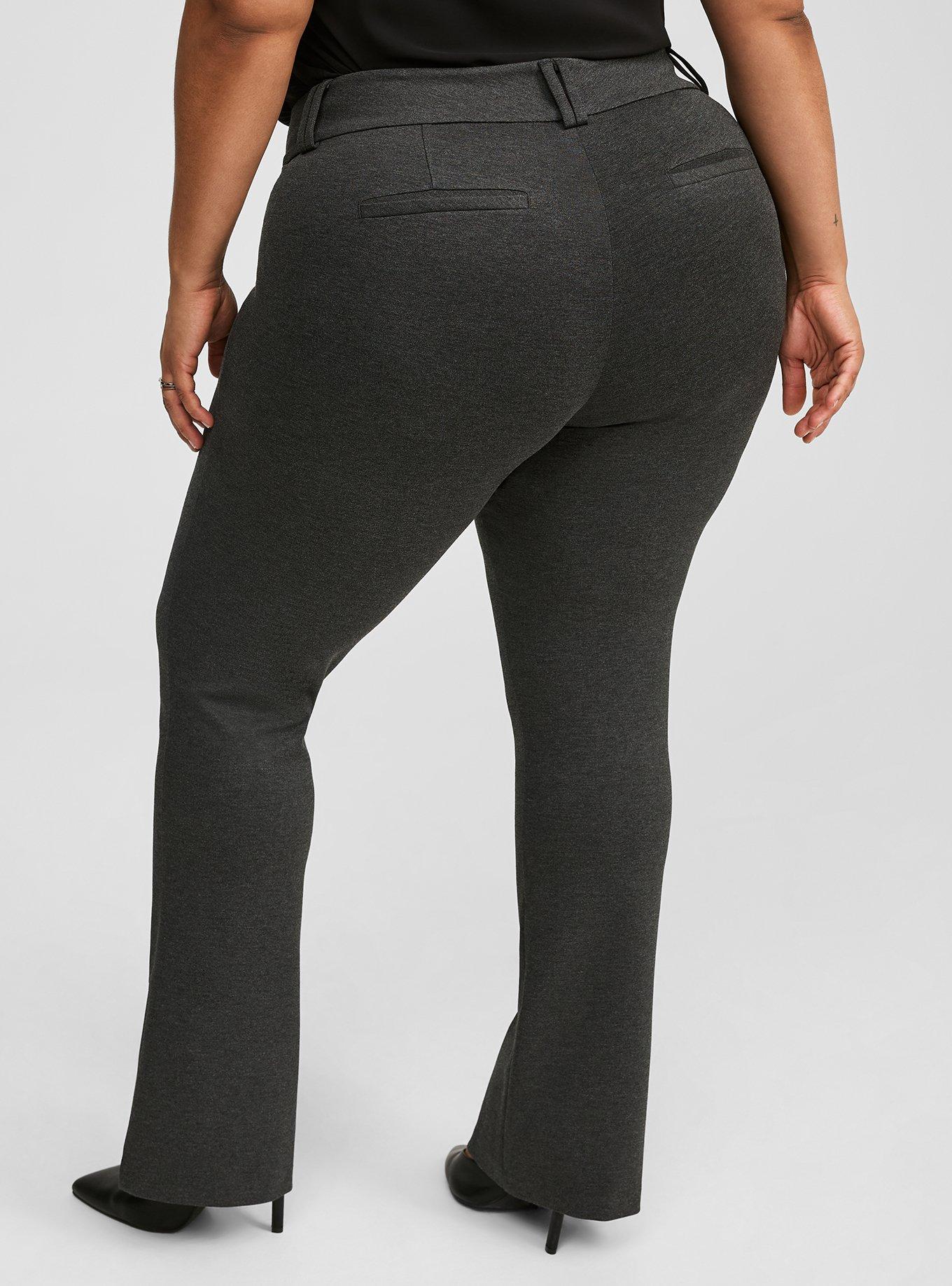 New York & Co. NY&Co Women's Mid-Rise Bootcut Yoga Pants - Heather