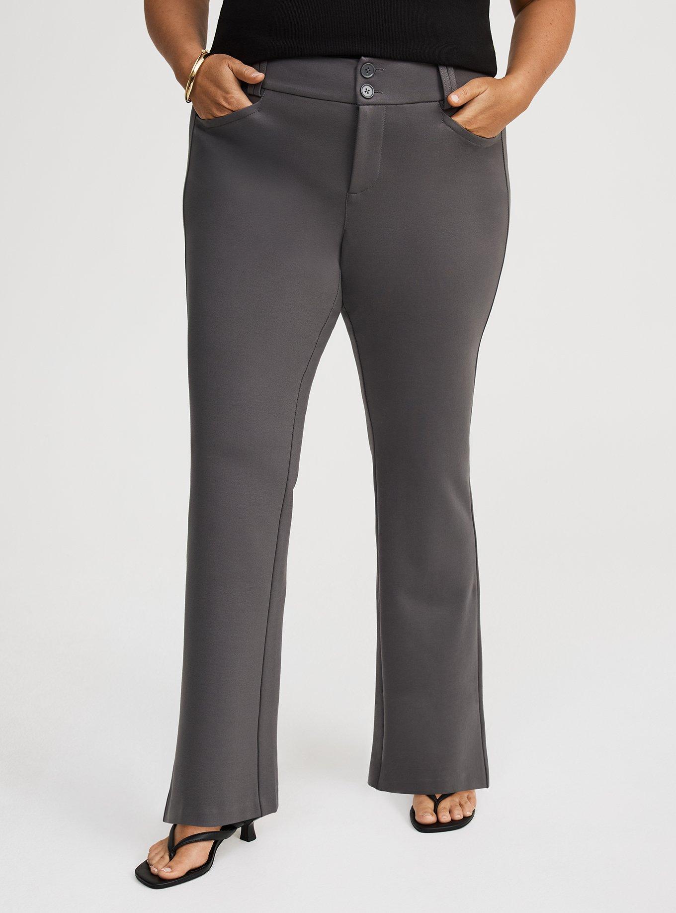 High-Rise Trouser Boot-Cut Pant