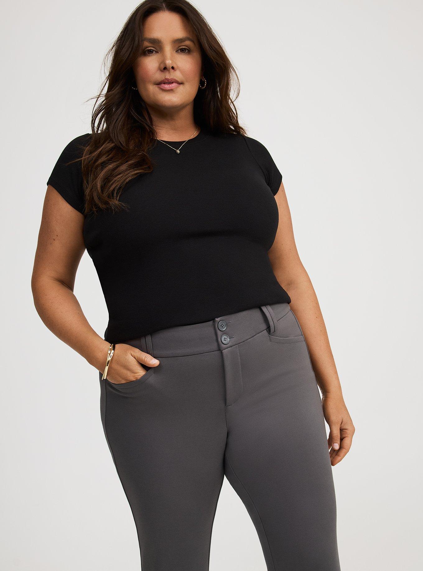 High-Rise Trouser Boot-Cut Pant