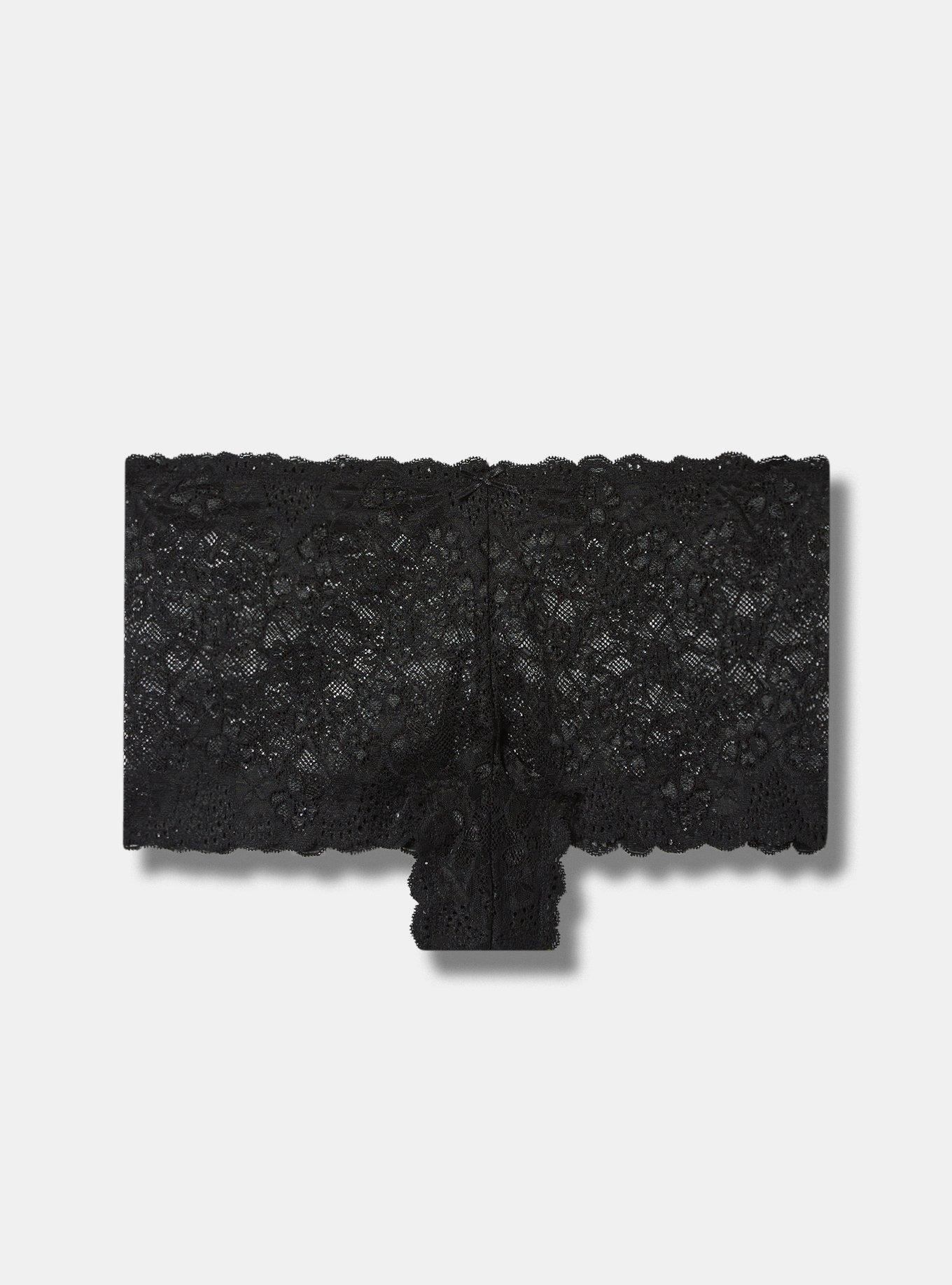 Black Lace Cheeky Panty