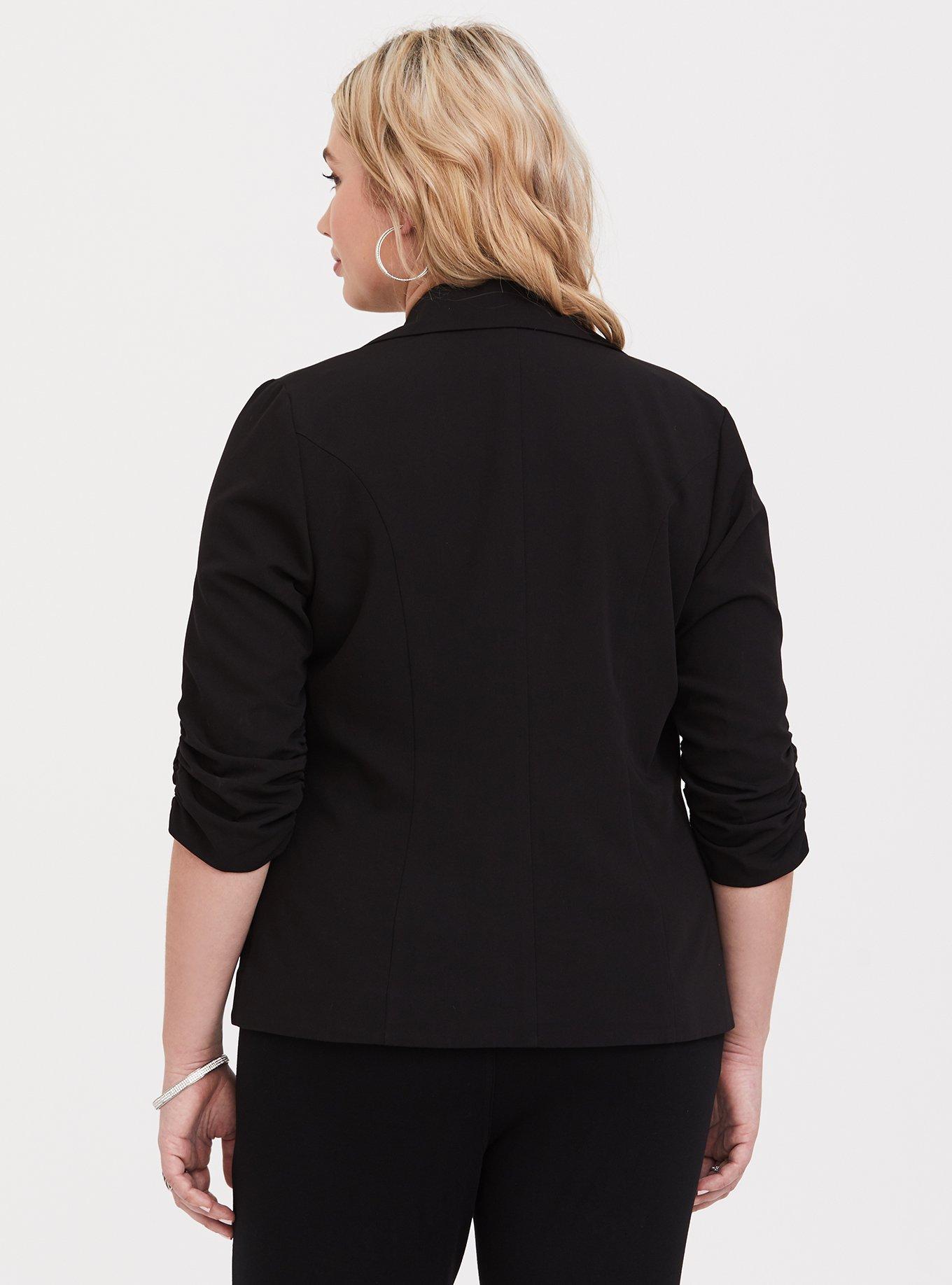 City Twill Classic Fit Blazer, RICH BLACK, alternate