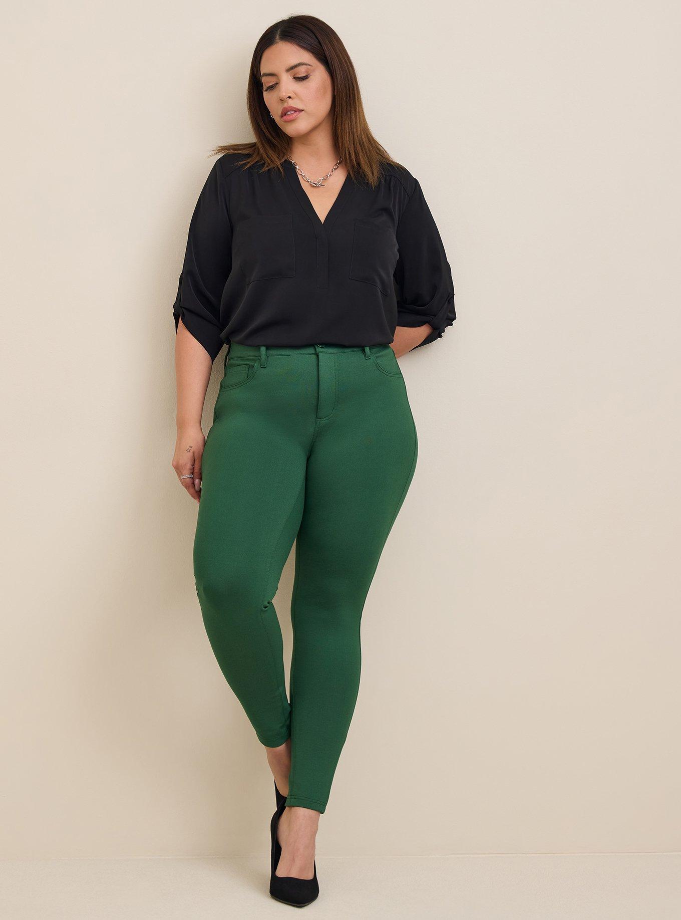 Plus Size - Skinny Studio Luxe Ponte Mid-Rise Pant - Torrid