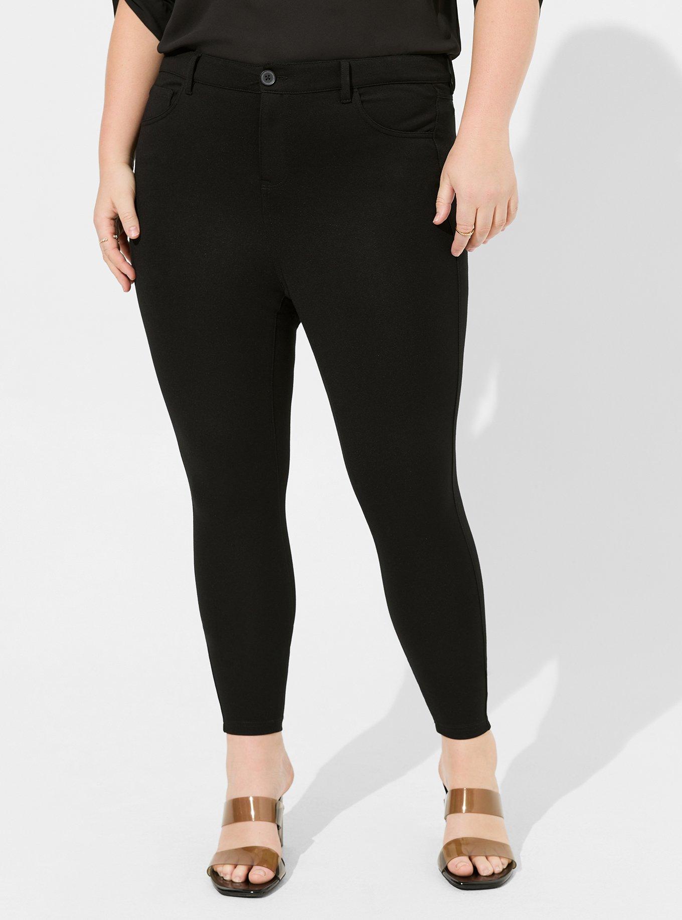 Plus Size - Skinny Studio Luxe Ponte Mid-Rise Pant - Torrid