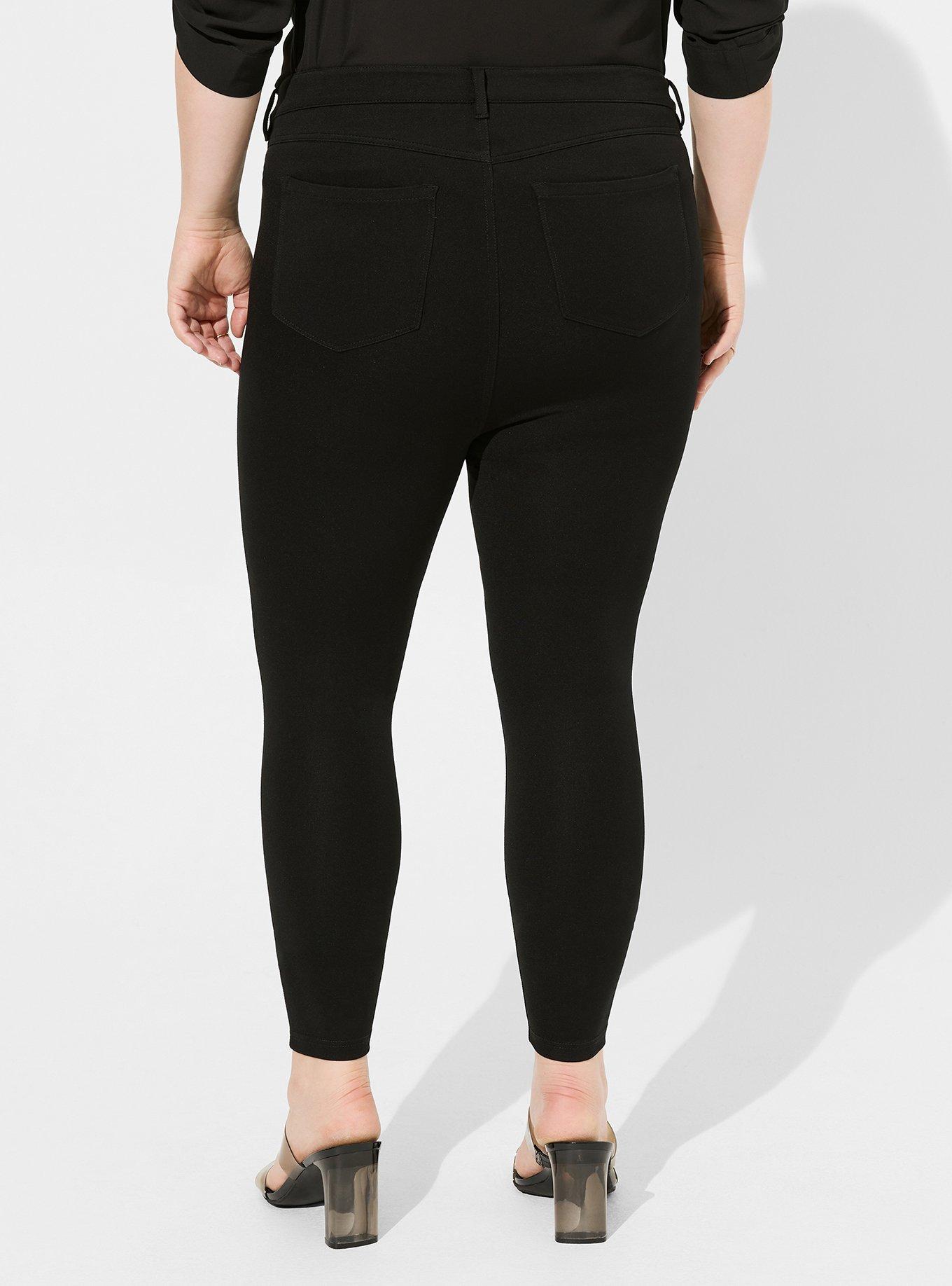 Plus Size - Skinny Studio Luxe Ponte Mid-Rise Pant - Torrid