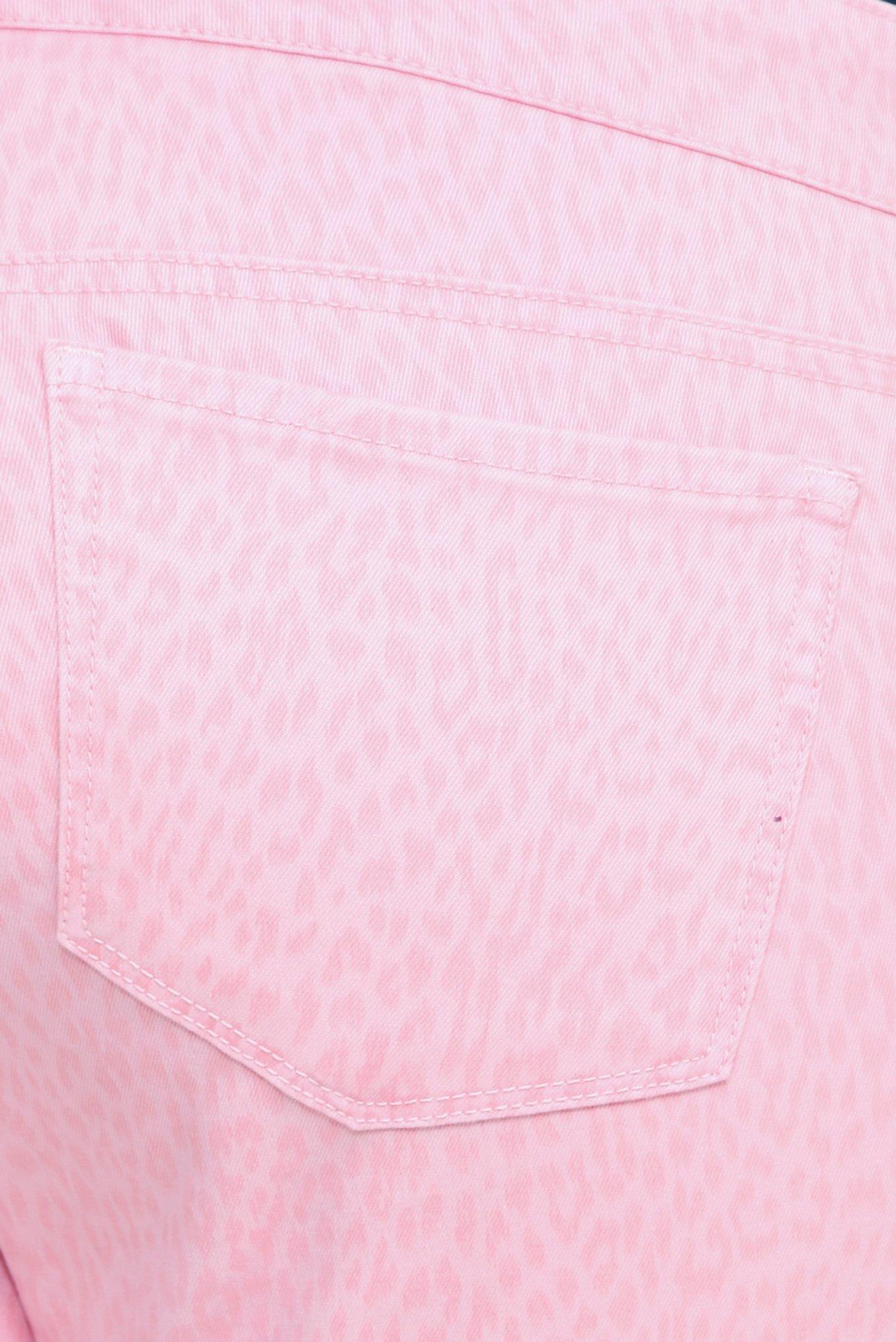 Plus Size Torrid Denim - Pink Leopard Ankle Zip Stiletto Jeans, PINK LEOPARD, alternate