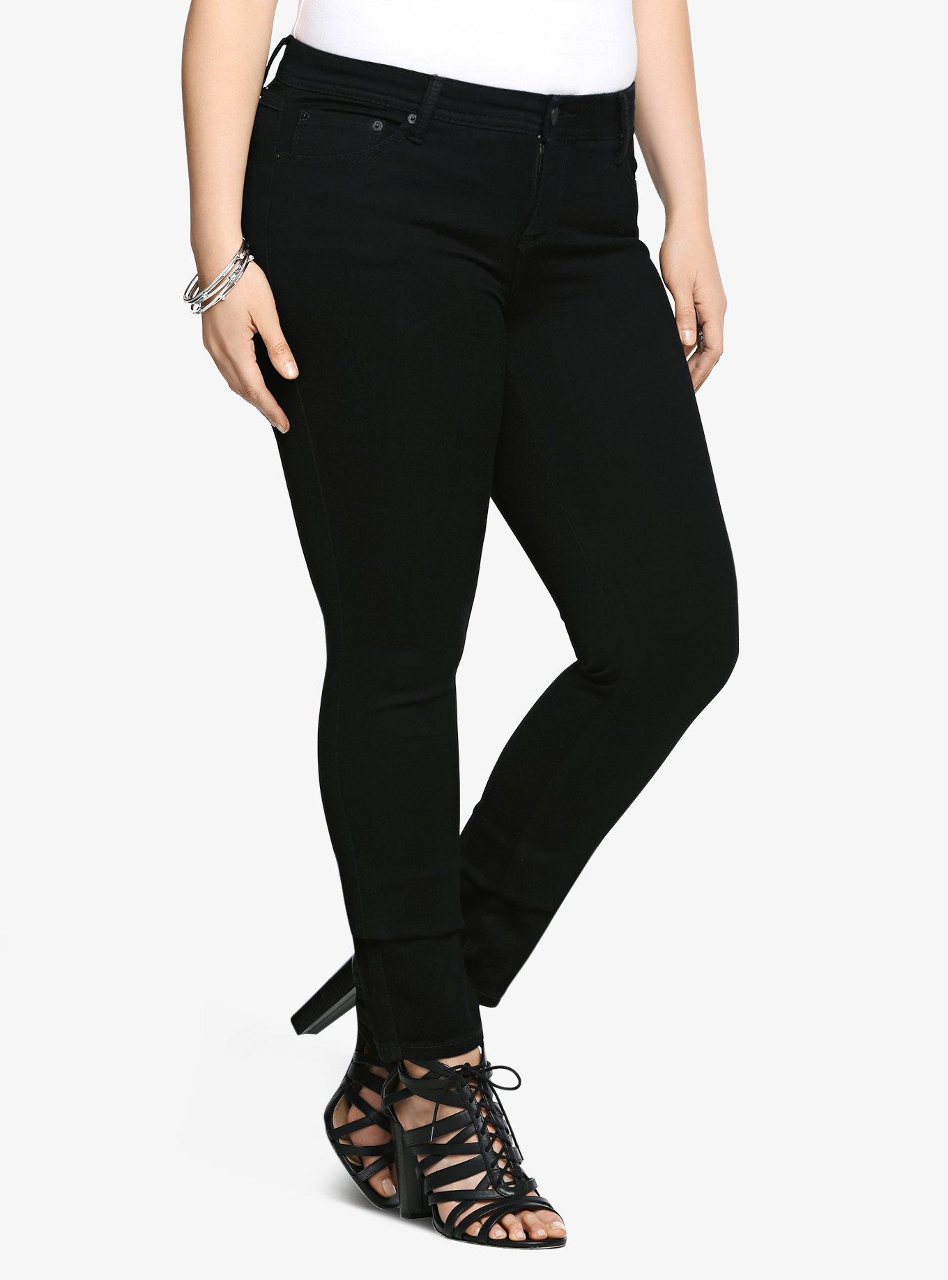 Torrid Skinny Jean - Black Rinse (Regular), , hi-res