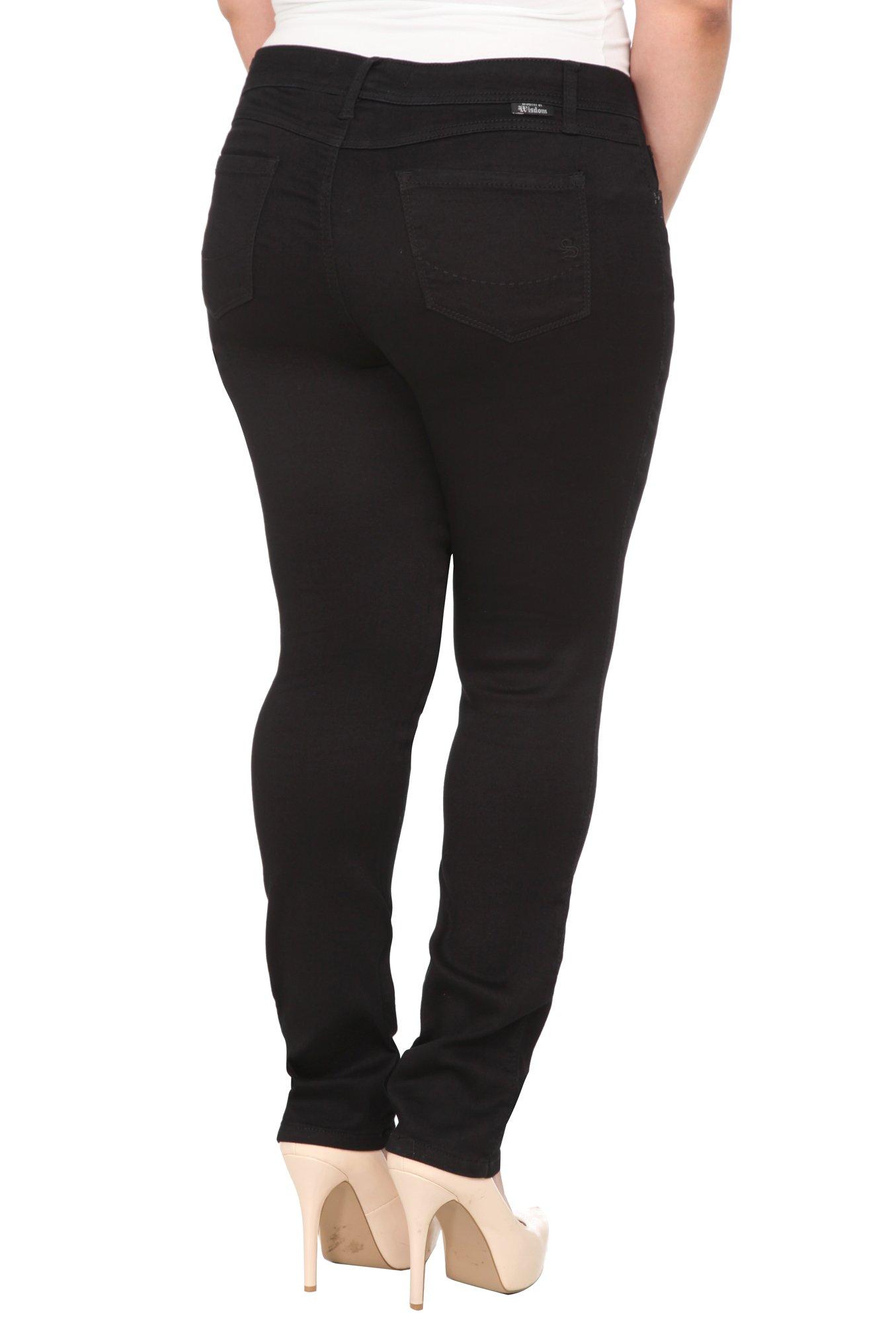 Plus Size Torrid Skinny Jeans - Black Wash (Short), BLACK, alternate