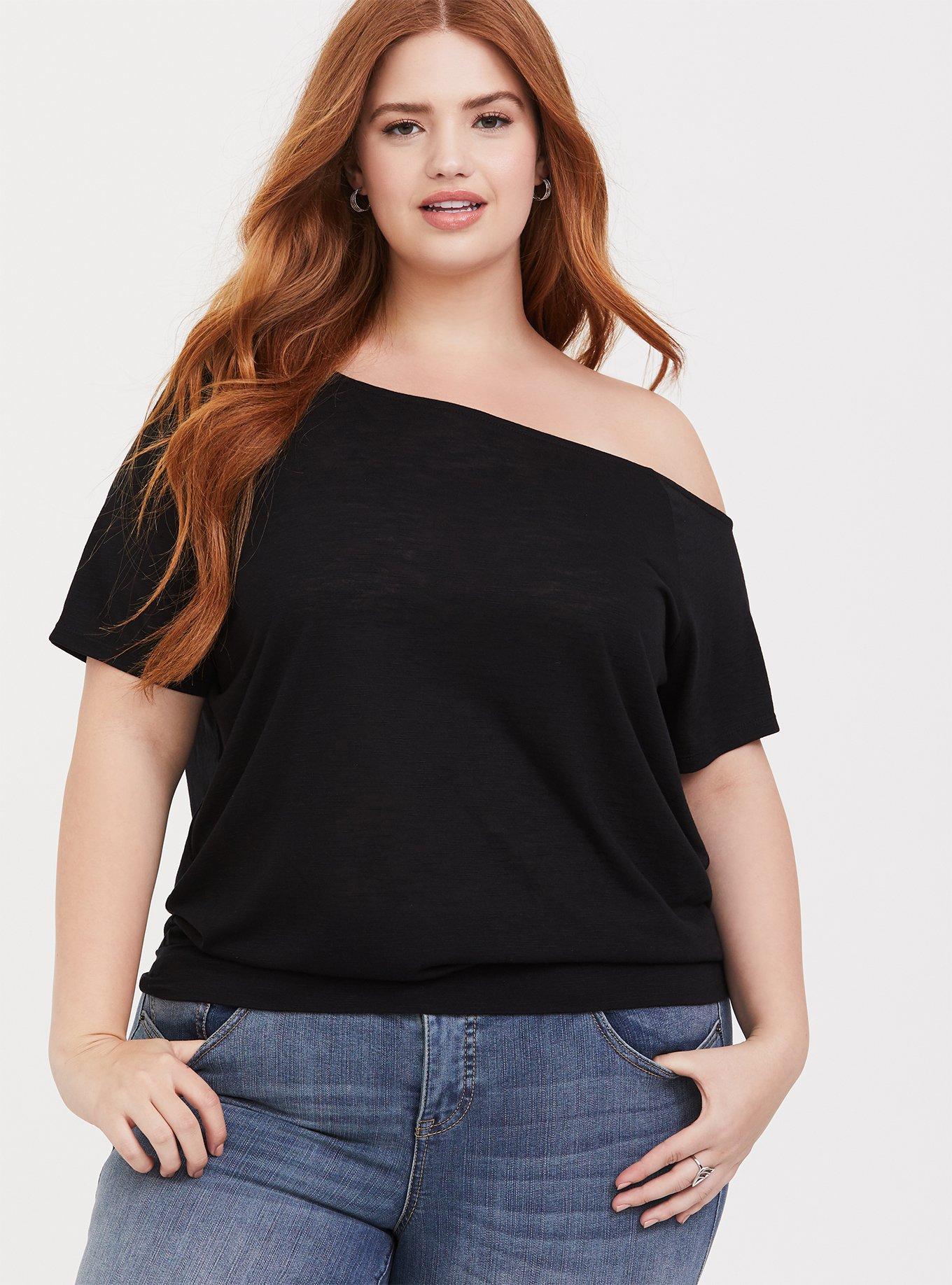 Torrid Solid Blush Brown 3/4 Sleeve Top Size 3X Plus (3) (Plus) - 60% off