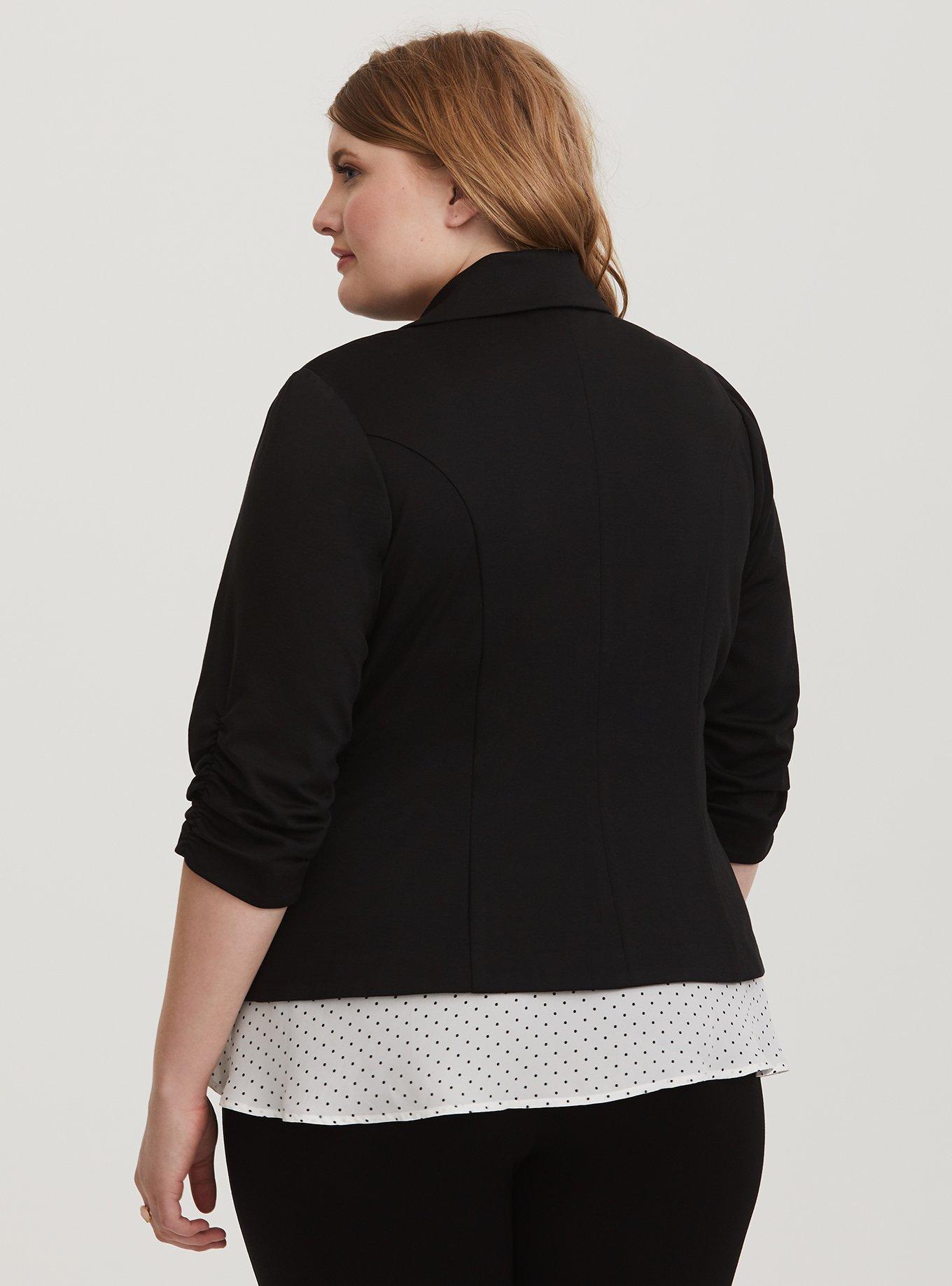 Torrid black clearance blazer