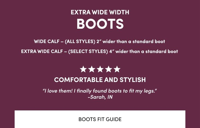 Tall Wide Calf and Wide Width Boots | Torrid